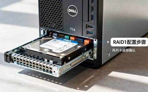 戴尔T140如何做RAID1？，服务器RAID1怎么配置？