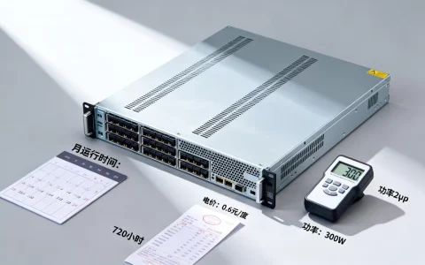 2u服务器每月耗电多少，电费成本怎么计算？