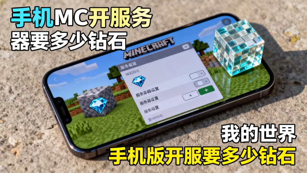 手机MC开服务器要多少钻石,我的世界手机版开服要多少钻石? 手机MC开服务器要多少钻石,我的世界手机版开服要多少钻石?