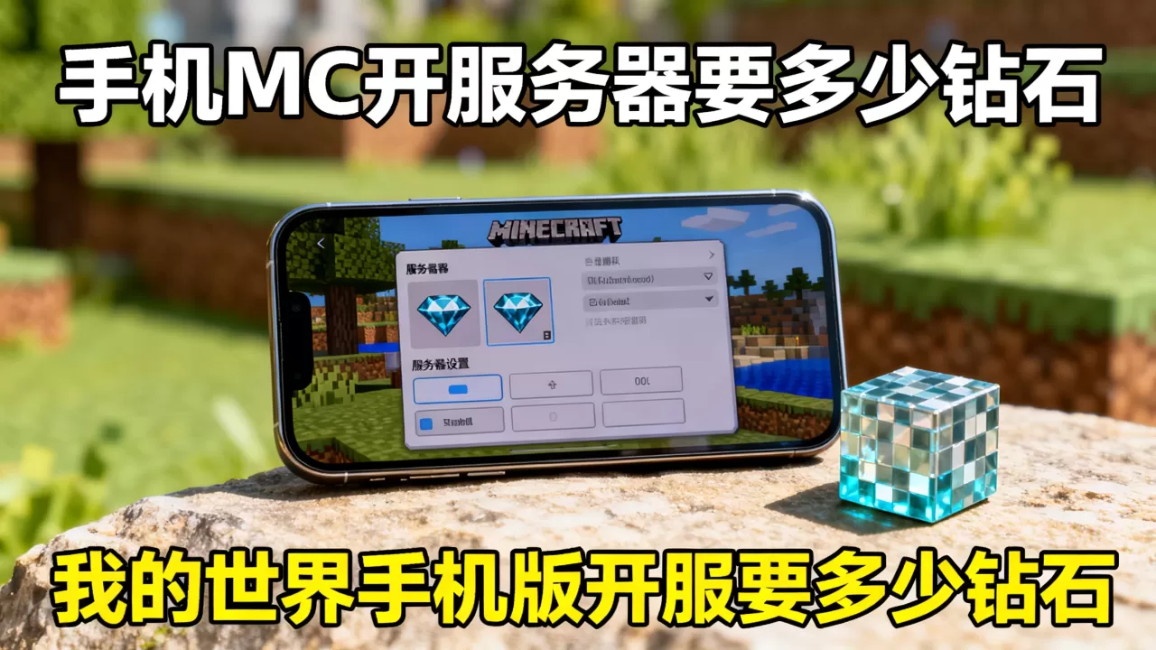 手机MC开服务器要多少钻石,我的世界手机版开服要多少钻石? 手机MC开服务器要多少钻石,我的世界手机版开服要多少钻石?