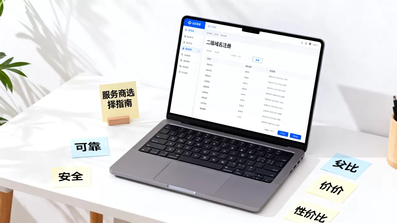 二级域名提供商哪家好?靠谱服务商怎么选? 二级域名提供商哪家好?靠谱服务商怎么选?