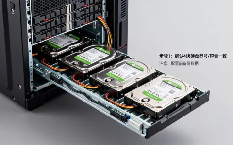 服务器4块盘怎么做raid1，有哪些注意事项？