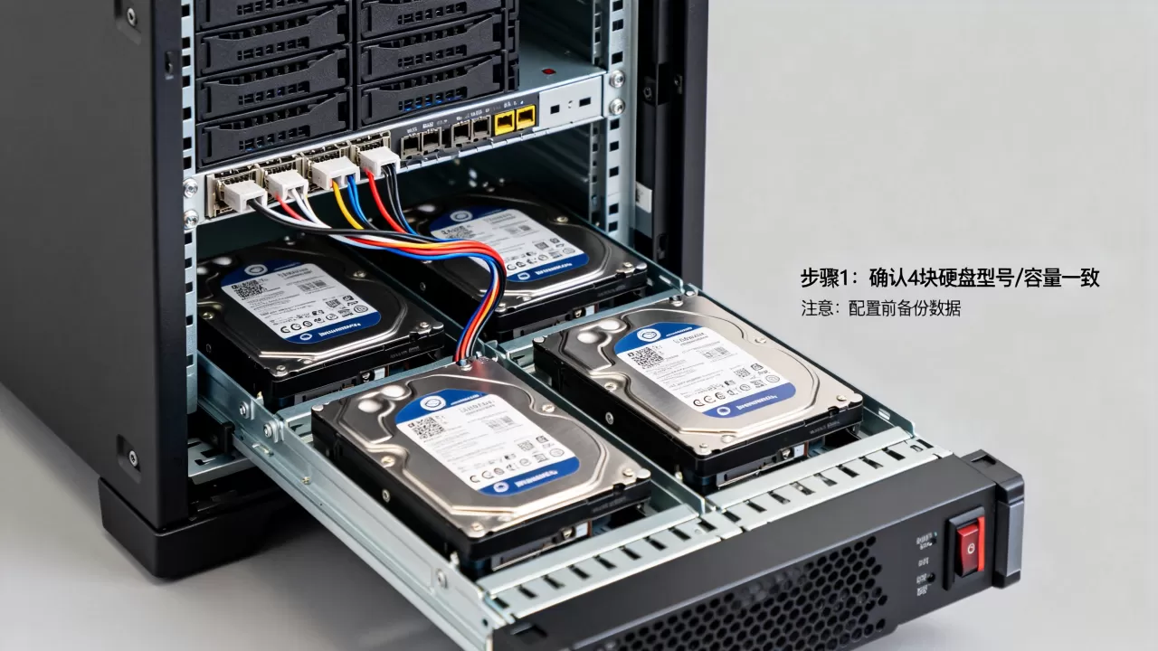 服务器4块盘怎么做raid1,有哪些注意事项? 服务器4块盘怎么做raid1,有哪些注意事项?