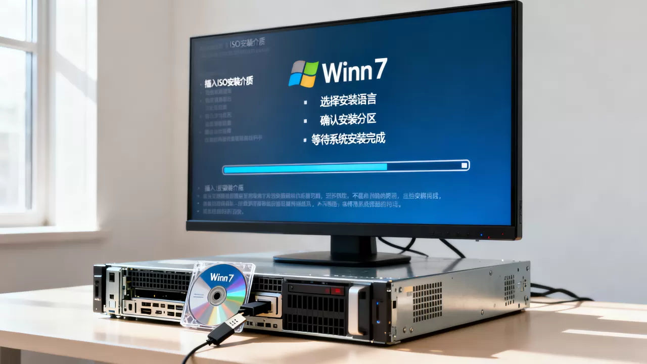 如何安装ISO服务器系统并安装Win7,安装步骤是什么 如何安装ISO服务器系统并安装Win7,安装步骤是什么