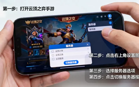 云顶之弈手游iOS怎么切换服务器？，详细步骤教程分享