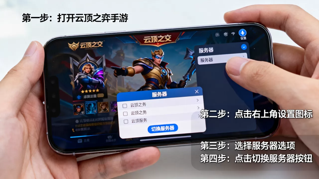 云顶之弈手游iOS怎么切换服务器?,详细步骤教程分享 云顶之弈手游iOS怎么切换服务器?,详细步骤教程分享