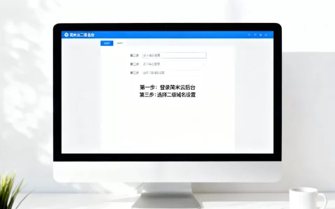 简米云二级域名在哪设置？新手入口找不到怎么办，快速配置教程