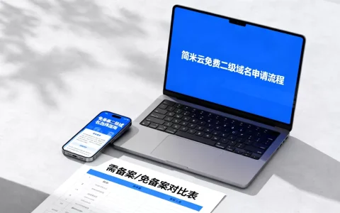 免费二级域名简米云怎么申请？需要备案吗？免备案二级域名怎么选？