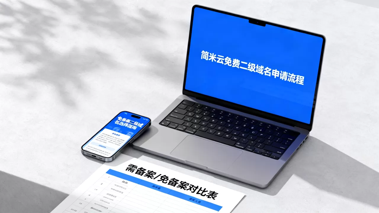 免费二级域名简米云怎么申请?需要备案吗?免备案二级域名怎么选? 免费二级域名简米云怎么申请?需要备案吗?免备案二级域名怎么选?