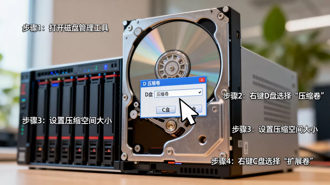 服务器D盘空间怎么分给C盘?,D盘分盘给C盘的详细教程 服务器D盘空间怎么分给C盘?,D盘分盘给C盘的详细教程