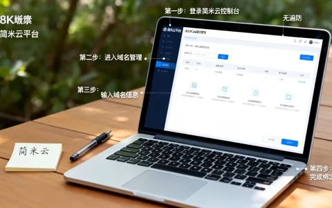 域名绑简米云教程没？小白怎么快速绑定域名？