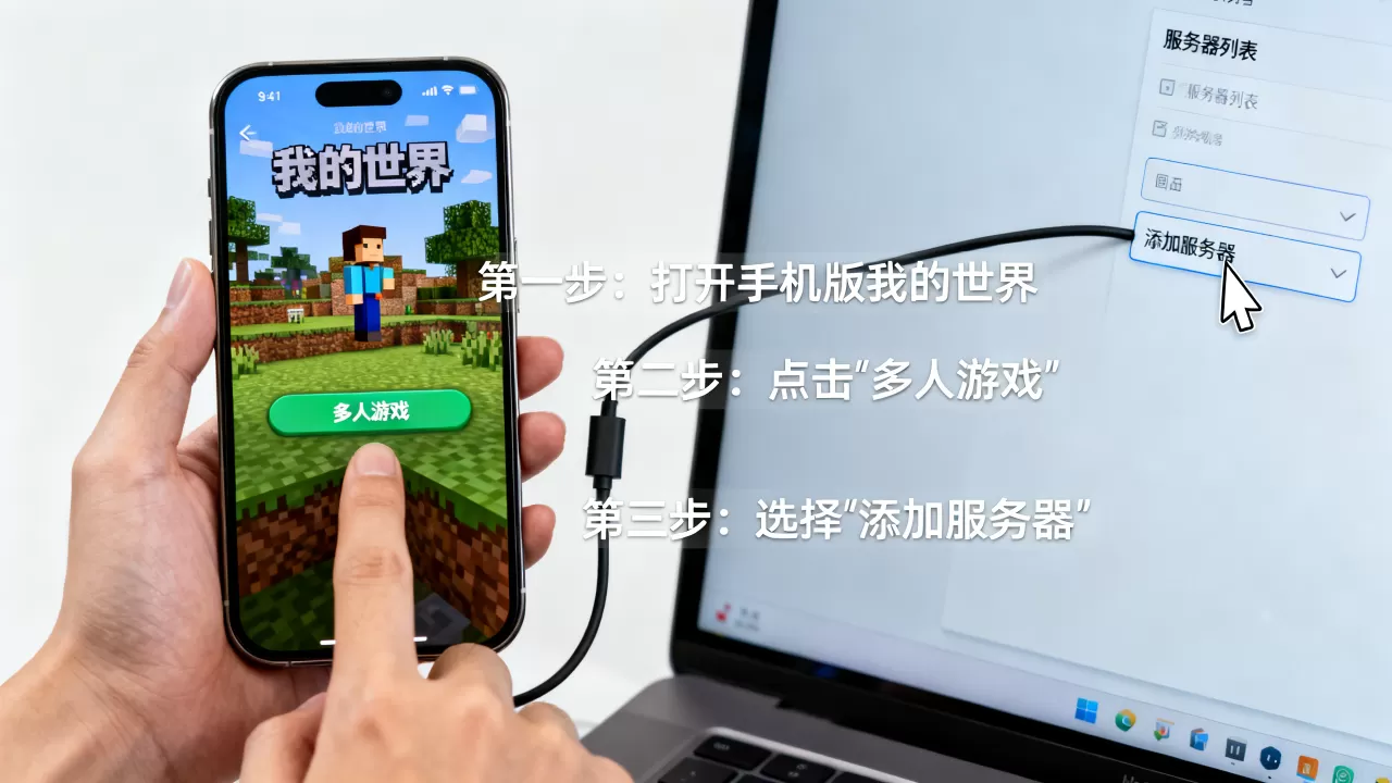 手机版我的世界怎么进PC端服务器?具体步骤是什么? 手机版我的世界怎么进PC端服务器?具体步骤是什么?