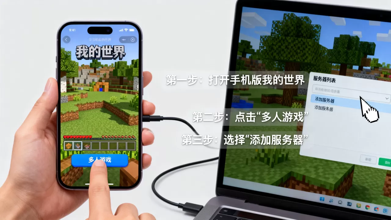 手机版我的世界怎么进PC端服务器?具体步骤是什么? 手机版我的世界怎么进PC端服务器?具体步骤是什么?