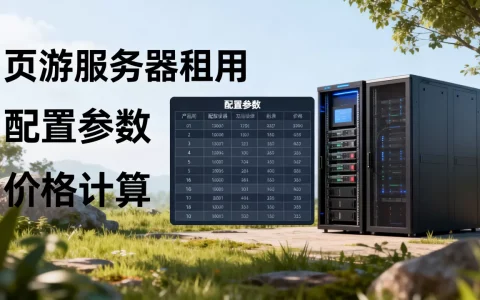 租页游服务器多少钱一年，页游服务器租用价格怎么算？