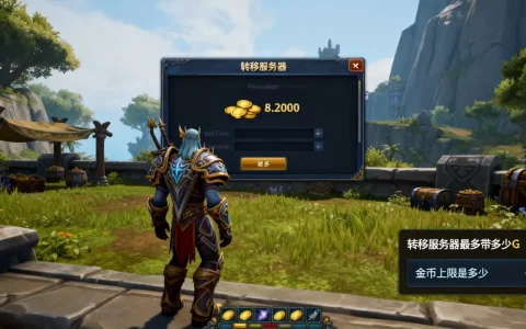 魔兽世界转移服务器最多带多少G，金币上限是多少？