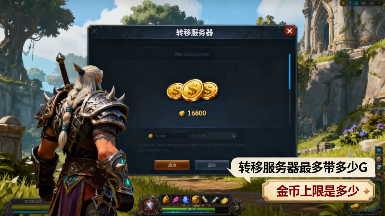 魔兽世界转移服务器最多带多少G,金币上限是多少? 魔兽世界转移服务器最多带多少G,金币上限是多少?