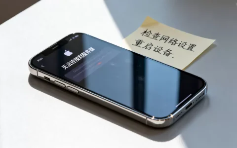 苹果手机ID显示服务器时出错是什么原因，怎么解决？