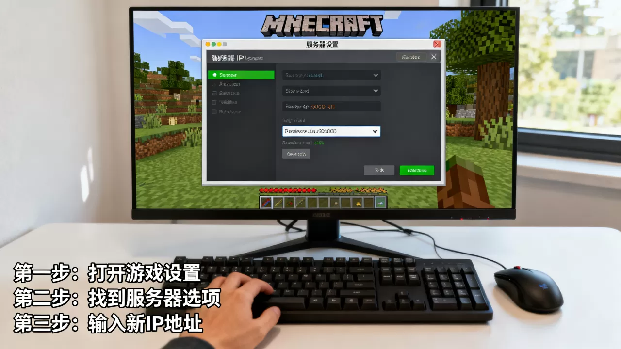 我的世界怎么修改服务器ip地址,怎么设置? 我的世界怎么修改服务器ip地址,怎么设置?