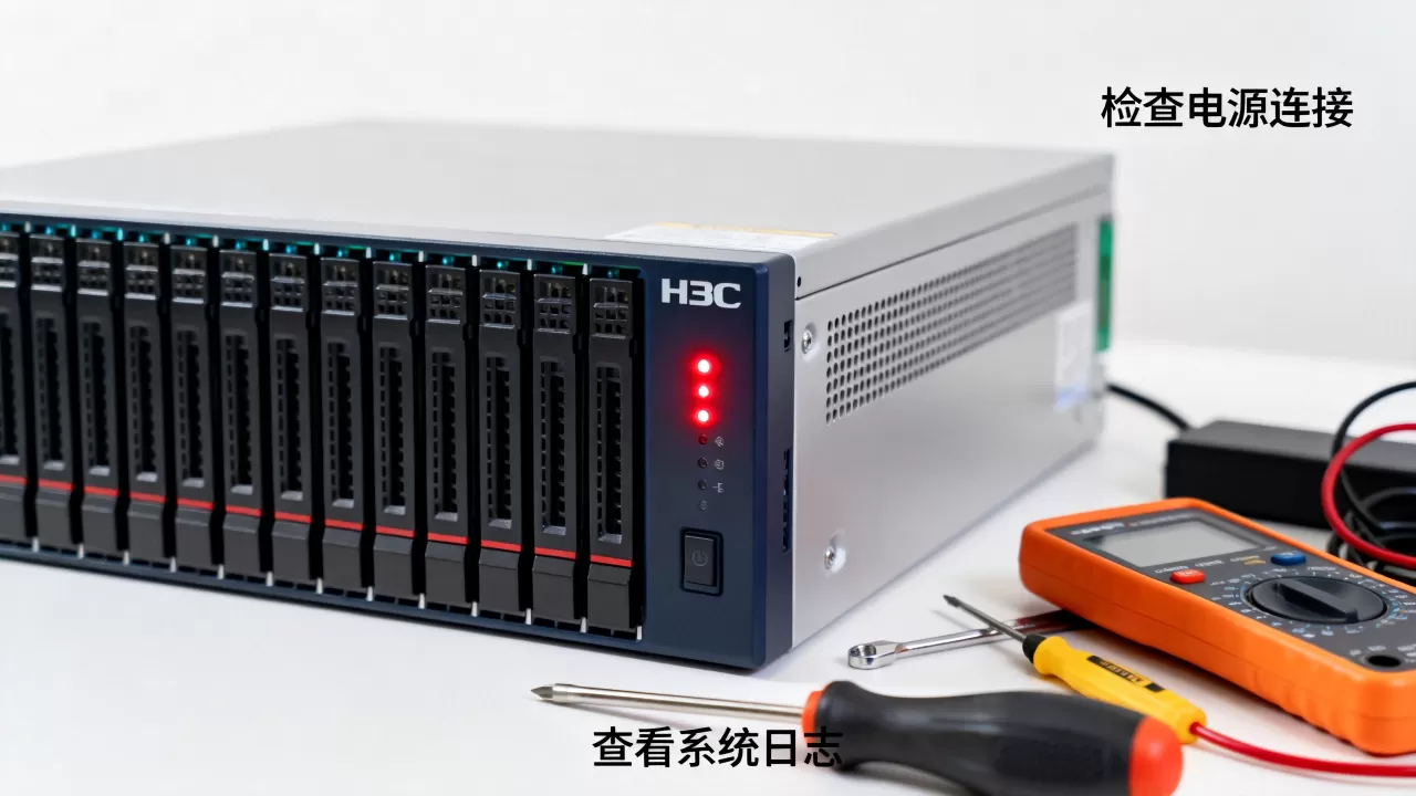 h3c服务器亮红灯是什么原因,怎么快速排查? h3c服务器亮红灯是什么原因,怎么快速排查?