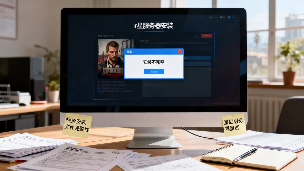 r星服务器安装不完整怎么解决?,安装失败原因及修复方法 r星服务器安装不完整怎么解决?,安装失败原因及修复方法
