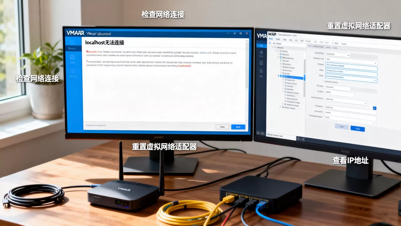 虚拟机终端显示localhost无法连接怎么办?VMware网络配置故障排查方法 虚拟机终端显示localhost无法连接怎么办?VMware网络配置故障排查方法