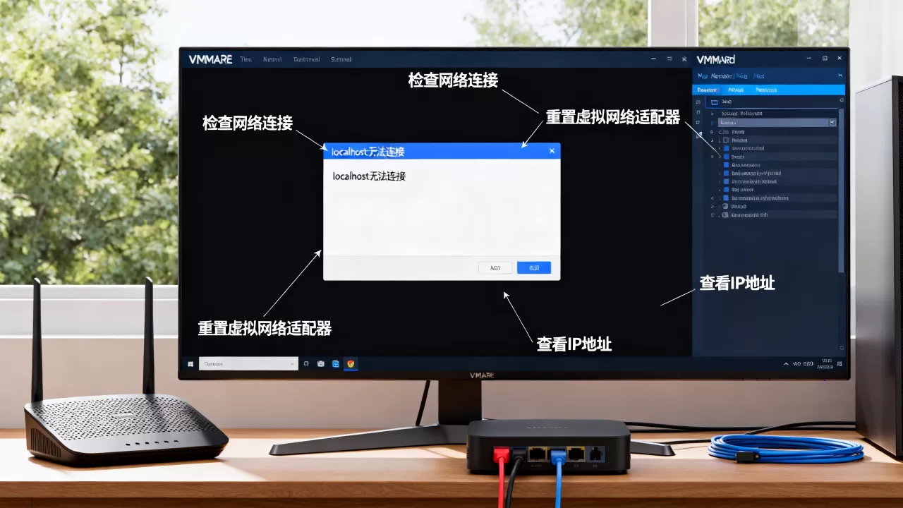 虚拟机终端显示localhost无法连接怎么办?VMware网络配置故障排查方法 虚拟机终端显示localhost无法连接怎么办?VMware网络配置故障排查方法