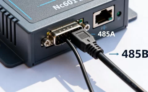 nc601串口服务器485到底怎么接？，怎么接线