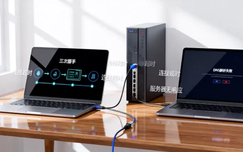 站点如何与Web服务器建立连接，连接失败怎么办？