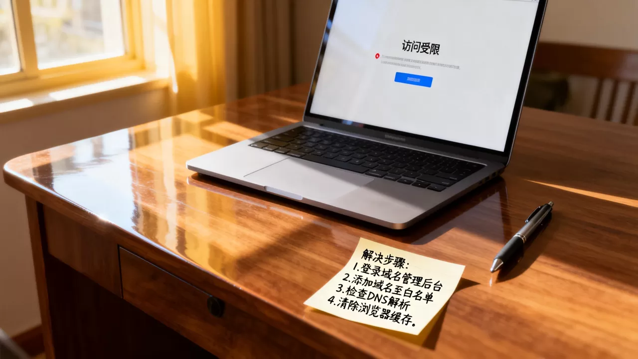 域名未加入白名单怎么办?如何解决访问受限问题,快速恢复网站正常访问 域名未加入白名单怎么办?如何解决访问受限问题,快速恢复网站正常访问