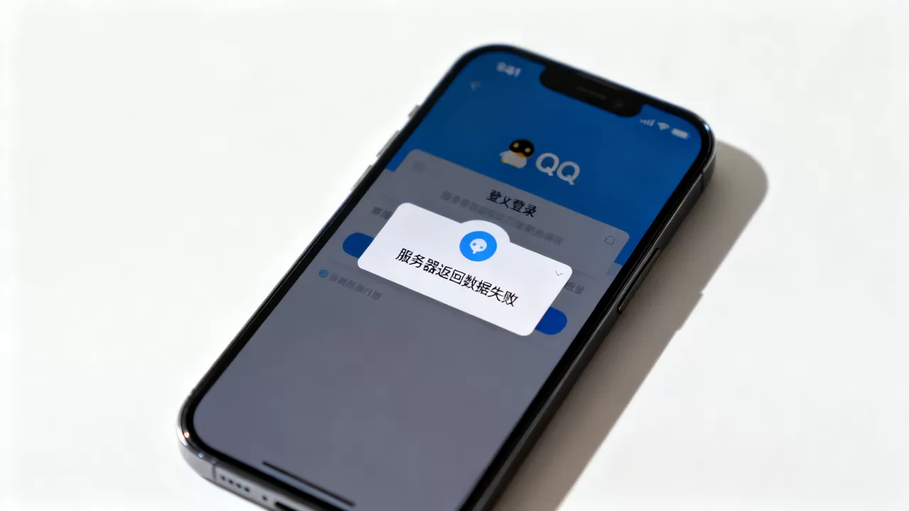 QQ登录提示服务器返回数据失败怎么办,返回数据失败怎么解决 QQ登录提示服务器返回数据失败怎么办,返回数据失败怎么解决