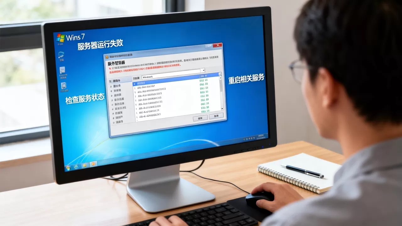 Win7开机提示服务器运行失败怎么办,怎么解决? Win7开机提示服务器运行失败怎么办,怎么解决?