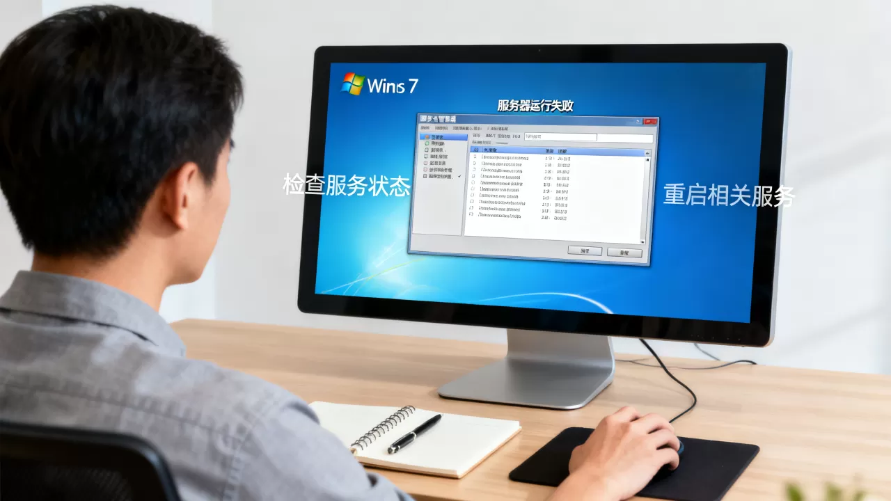 Win7开机提示服务器运行失败怎么办,怎么解决? Win7开机提示服务器运行失败怎么办,怎么解决?