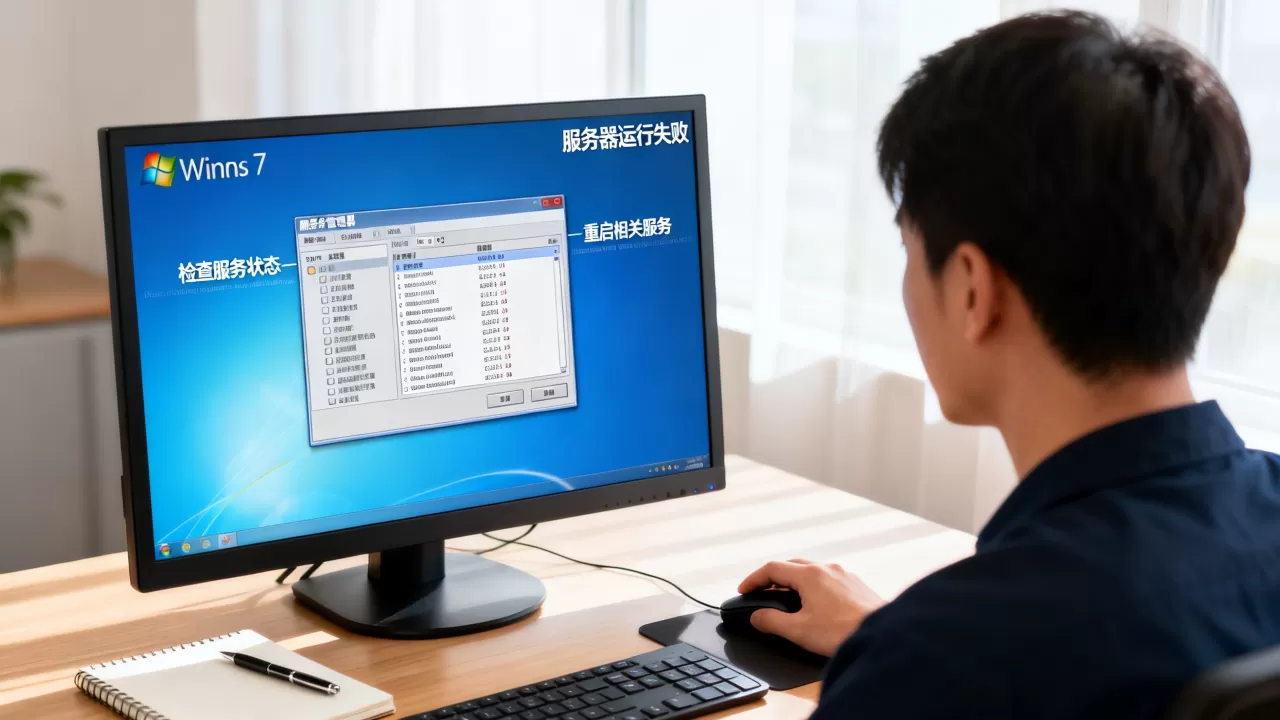 Win7开机提示服务器运行失败怎么办,怎么解决? Win7开机提示服务器运行失败怎么办,怎么解决?