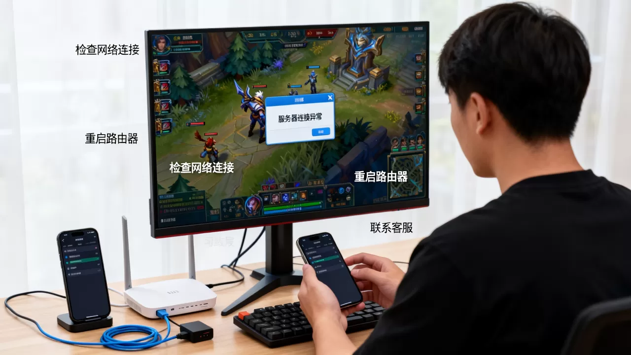 LOL老是提示服务器连接异常怎么办,英雄联盟掉线怎么解决? LOL老是提示服务器连接异常怎么办,英雄联盟掉线怎么解决?