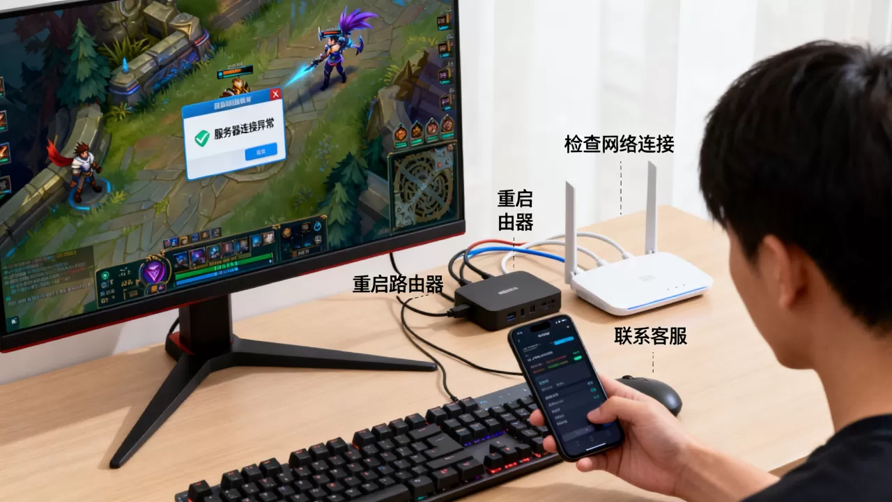 LOL老是提示服务器连接异常怎么办,英雄联盟掉线怎么解决? LOL老是提示服务器连接异常怎么办,英雄联盟掉线怎么解决?