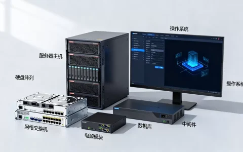 服务器系统由哪些部分组成，服务器系统包括哪些硬件和软件？