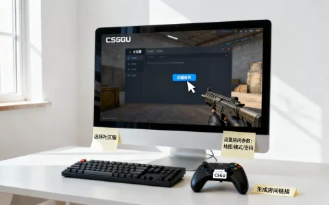 CSGO社区服怎么创建房间，房间怎么设置？