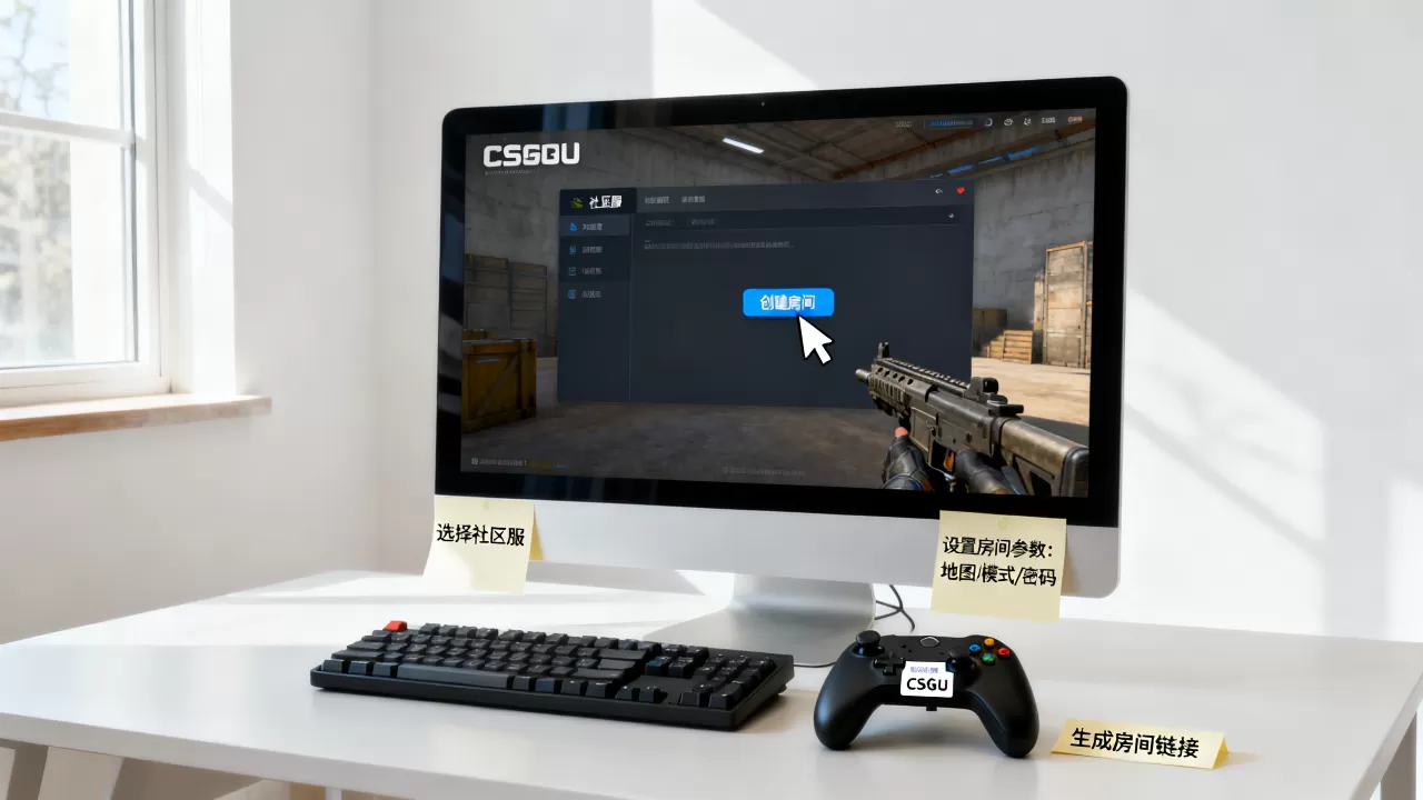 CSGO社区服怎么创建房间,房间怎么设置? CSGO社区服怎么创建房间,房间怎么设置?
