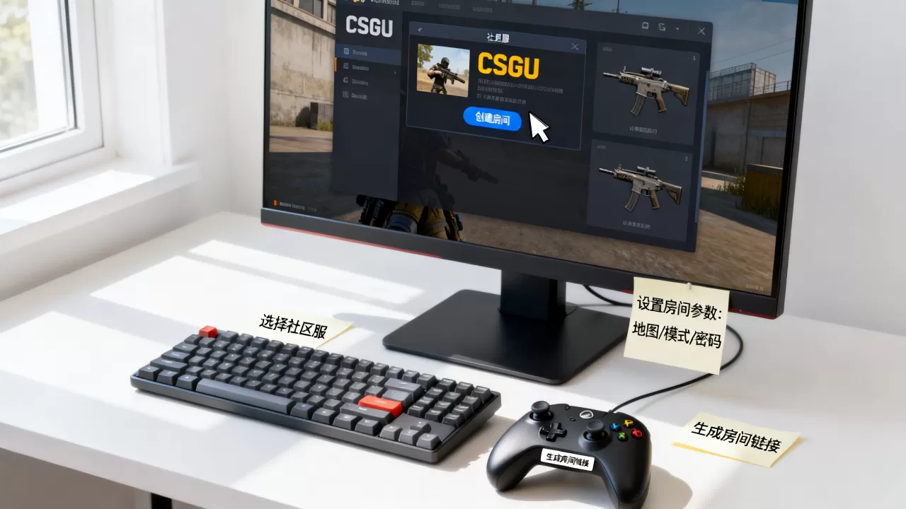 CSGO社区服怎么创建房间,房间怎么设置? CSGO社区服怎么创建房间,房间怎么设置?