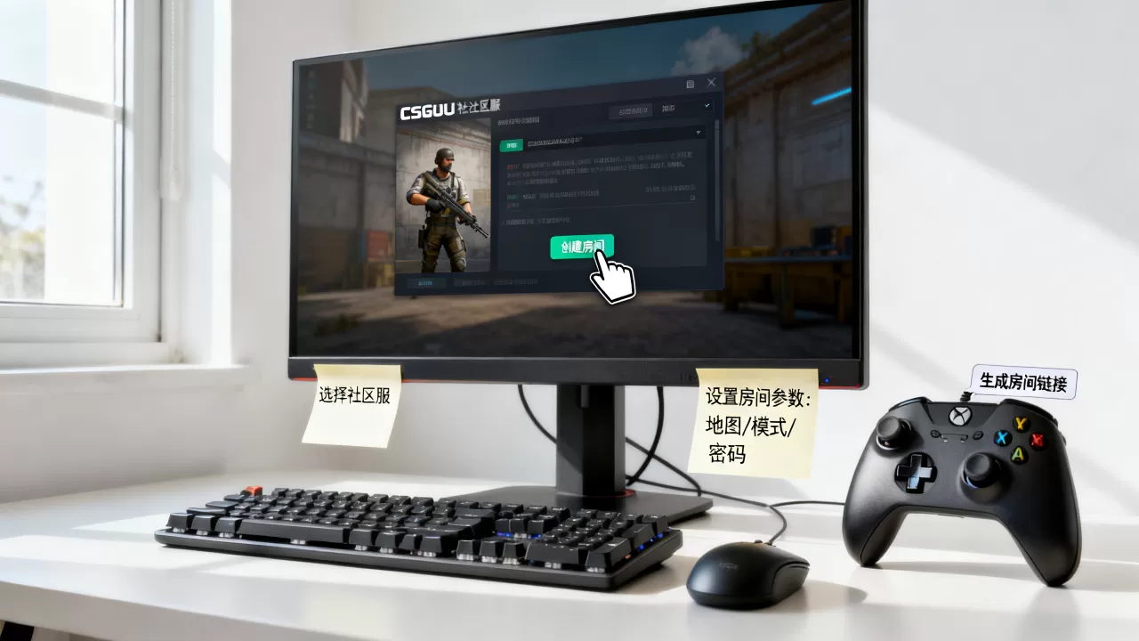 CSGO社区服怎么创建房间,房间怎么设置? CSGO社区服怎么创建房间,房间怎么设置?