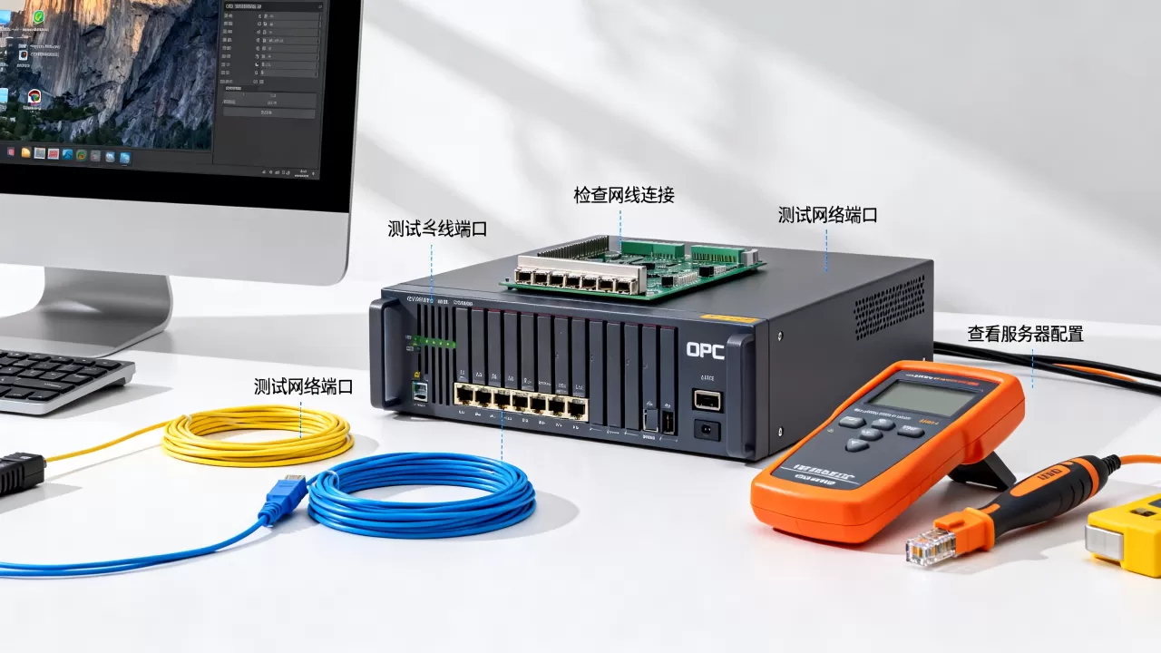 opc服务器其他电脑连不上网?,网络故障排查方法 opc服务器其他电脑连不上网?,网络故障排查方法