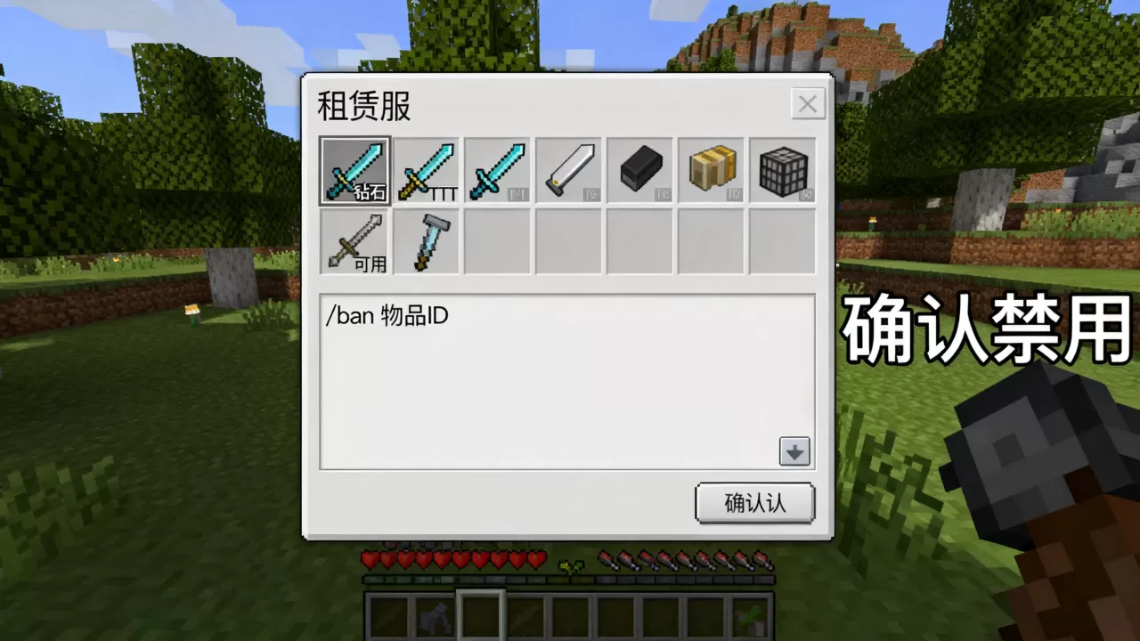 网易版租赁服怎么ban物品?,我的世界租赁服怎么禁用物品? 网易版租赁服怎么ban物品?,我的世界租赁服怎么禁用物品?