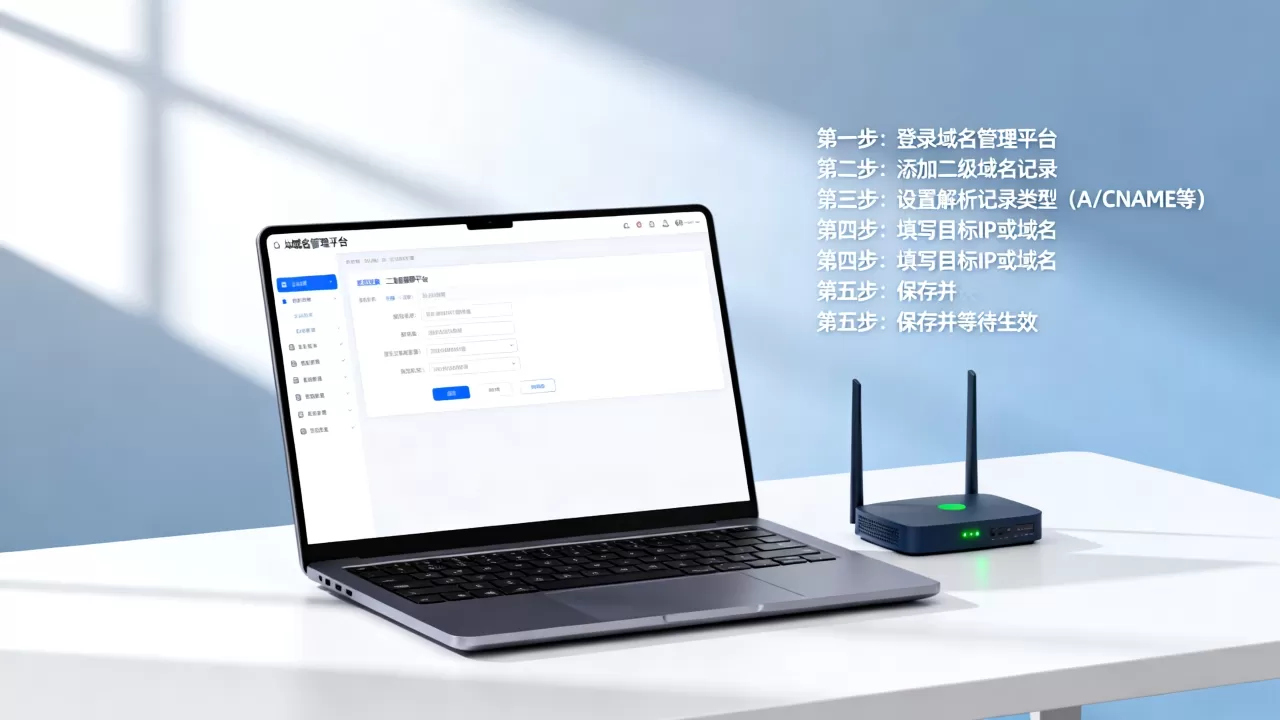 二级域名怎么设置解析?详细步骤是什么?,二级域名解析怎么设置? 二级域名怎么设置解析?详细步骤是什么?,二级域名解析怎么设置?