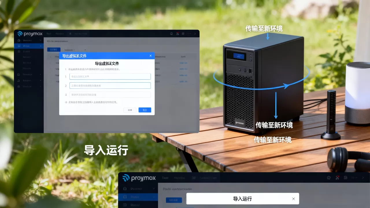 Proxmox导出虚拟机后如何在新环境导入运行?,怎么迁移 Proxmox导出虚拟机后如何在新环境导入运行?,怎么迁移