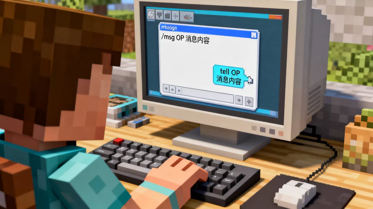 我的世界服务器怎么向OP发消息,有哪些指令? 我的世界服务器怎么向OP发消息,有哪些指令?