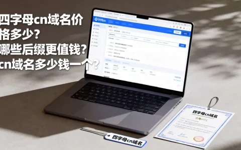 四字母cn域名价格多少？哪些后缀更值钱，cn域名多少钱一个？