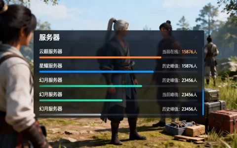 名剑风流有哪些服务器？，哪个服务器人最多？