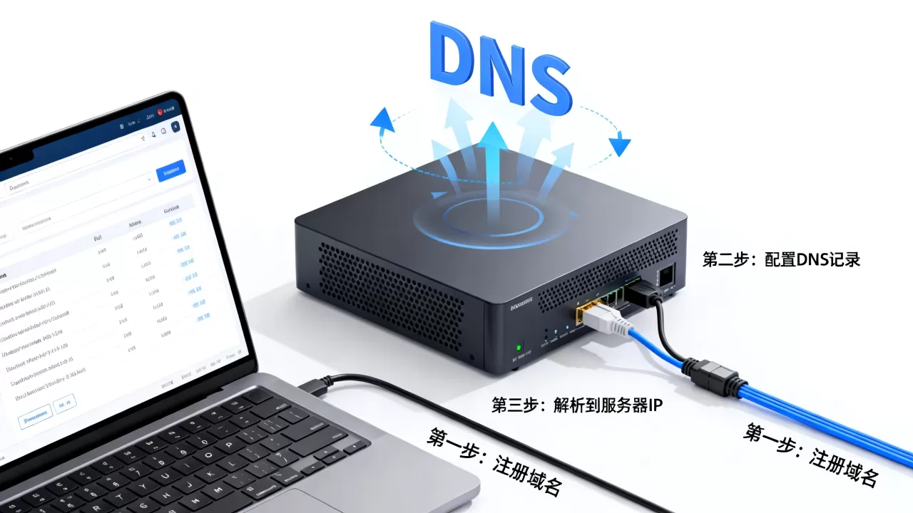 域名如何解析到服务器IP地址,详细步骤是什么 域名如何解析到服务器IP地址,详细步骤是什么