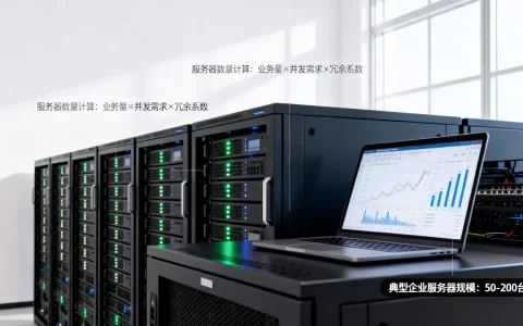 一家企业一般有多少台服务器，企业服务器数量怎么计算？