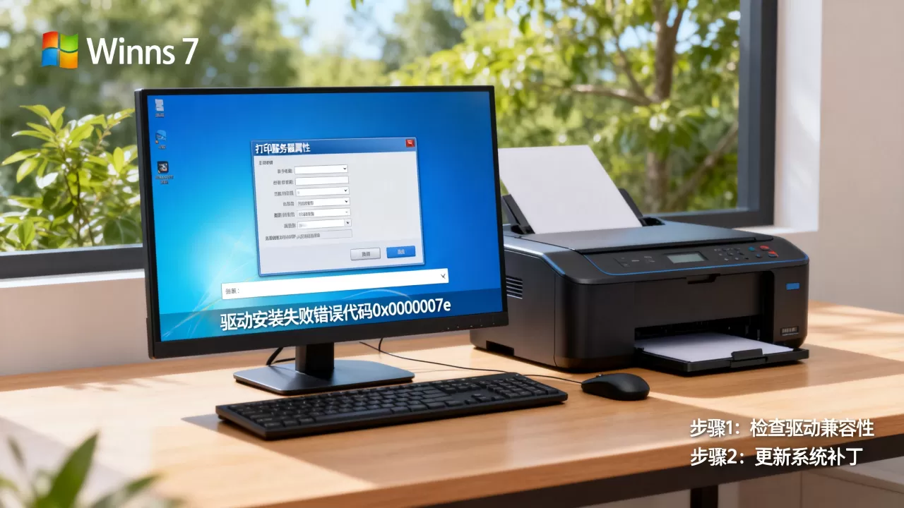 Win7打印服务器属性怎么替换,打印机驱动安装失败怎么办? Win7打印服务器属性怎么替换,打印机驱动安装失败怎么办?